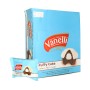 Milky cream  filed cocoa cake  with coconut coated Vaneli 24st