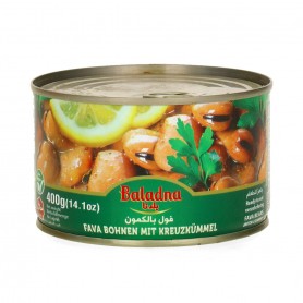 Geckochte saubohnen / Kümmel Baladna 400Gr