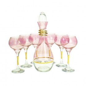 Tall Juice Glass Set with Jug.