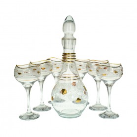 Tall Juice Glass Set with Jug.
