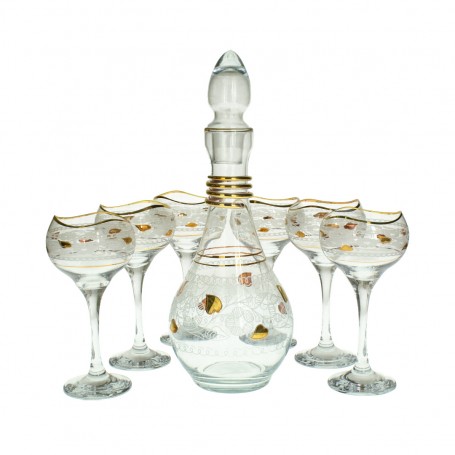 Tall Juice Glass Set with Jug.