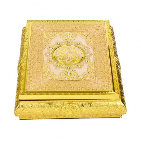 Qur'an Storage Box with Metal Stand.
