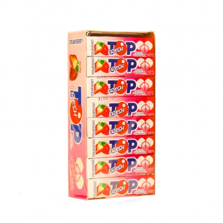 Gum Strawberry Top Fresh 4 Pieces