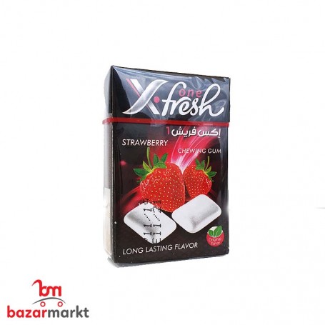 Kaugummi Erdbeeregeschmack X Fresh 24Gr