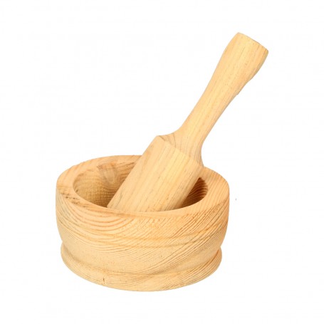 Mörser und Stüßel aus Holz