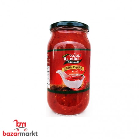 Zerkleinerte rote Paprika Almaeda 1100Gr