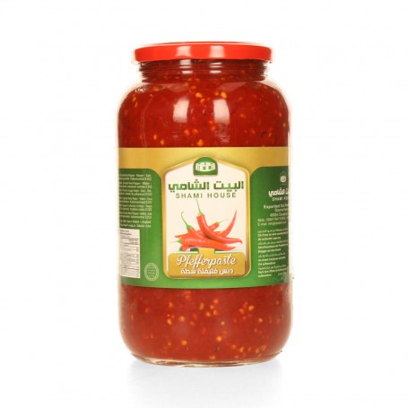 Zerkleinerte rote Paprika Scharf Shami Haus 1300 Gr