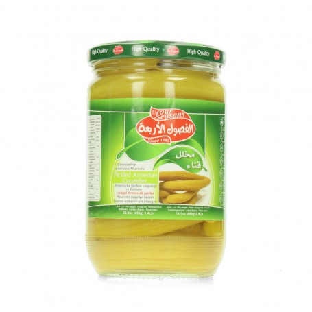 Eingelegte wildGurken Four Seasons 650/400Gr