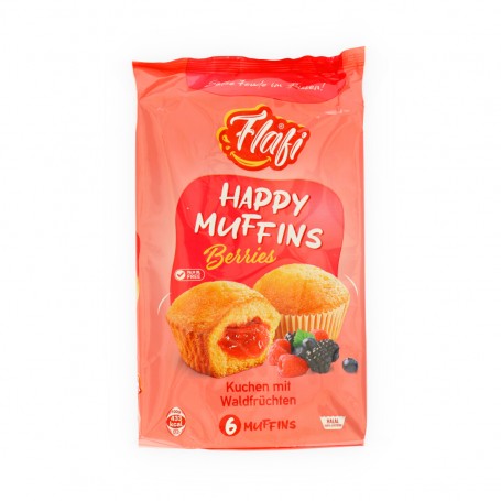 Muffin with Waldfrüchten filling Flafi  6pe