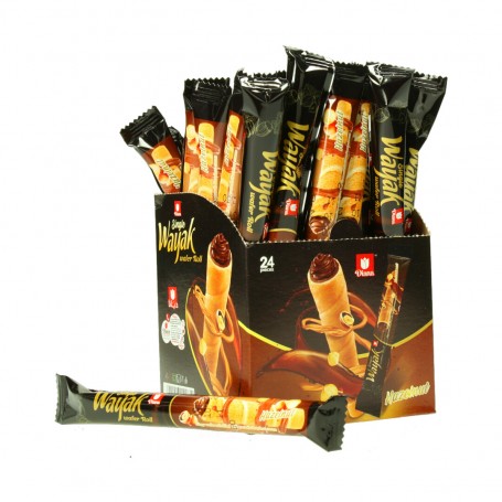 Waffelröllchen Hazelnut Single Wayak 24 St