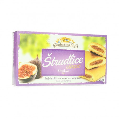Bescuites Figs Strudle  252gr