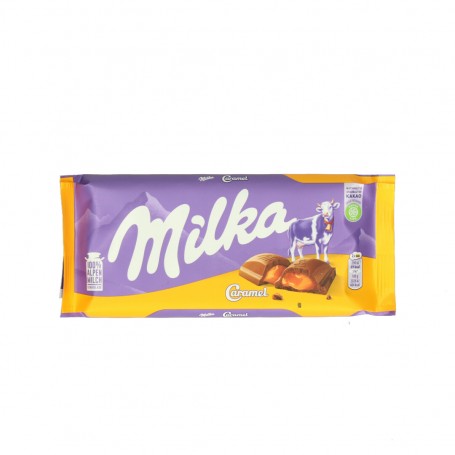 Caramel  chocolate Milka 100Gr
