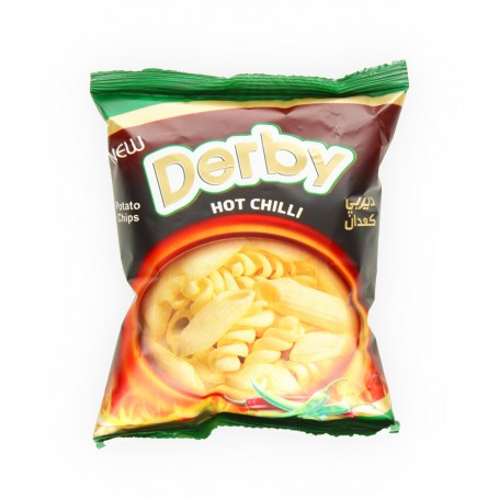 Chips Hot chilli  Derby 16gr