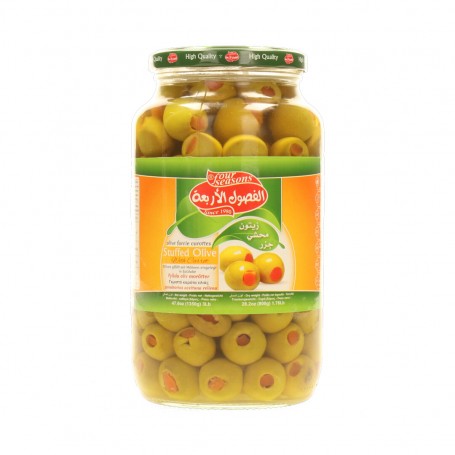Green Olives(with Carrots) Four Seasons 1350Gr