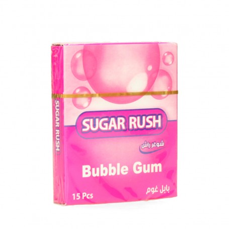 Kaugummi Bubble Gum Sugar Rush 35 Gr