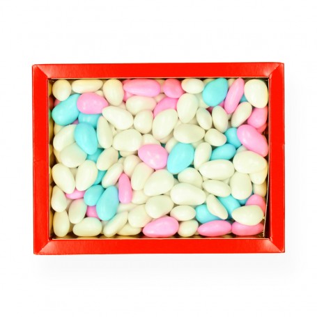 ملبس لوز بيض الحمام ملون 400 غرام