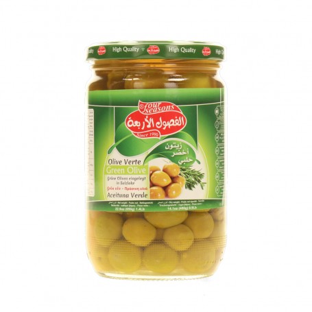 Green Olives Four Seasons 650Gr