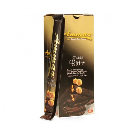 Schwarz Schokolade mit haselnüsse Ammar 24 St