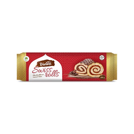 Divani Swiss rolls - Chocolate - 250g