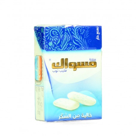 علكة خالية من السكر بطعم النعناع الحار مسواك 20 غرام