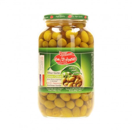 Grüne Olieven Salkini Four Seasons 1300Gr