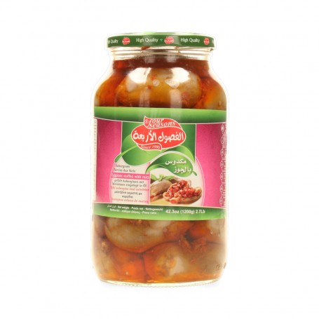 Gefüllte Aubergine in Öl / Makdous  Four Seasons 1300Gr