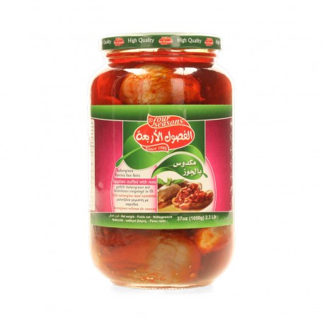 Gefüllte Aubergine in Öl / Makdous  Four Seasons 1050Gr