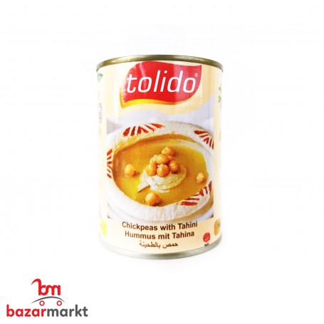 Gekochte kichererbsen mit Tahina Tolido 380 Gr