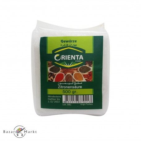 Citric Acid Orinta 500Gr