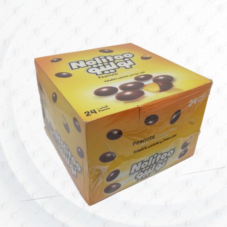 Peanuts coated with milk chocolate Nolitoo 24 pieces