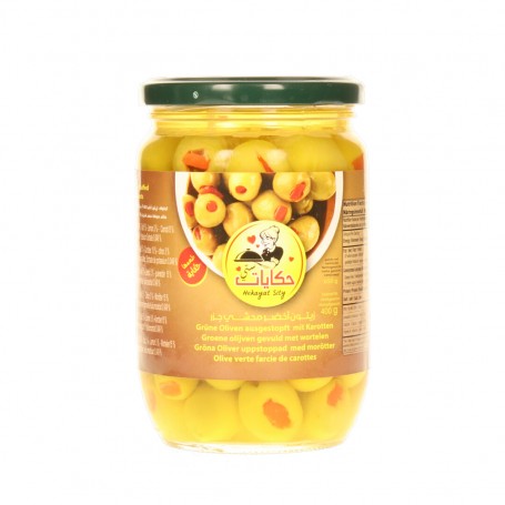 Gefüllte mit Karotte Oliven Hekayat 650Gr