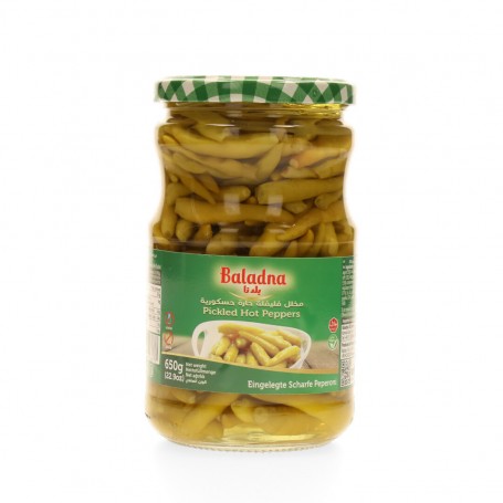 مخلل فليفلة حسكورية حارة بلدنا 650 غرام