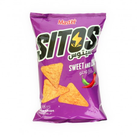 Chips Tortilla Sweet Chilli  Master 100GR