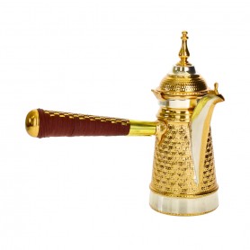 مصب قهوة عربية دلة نحاس / قياس كبير /