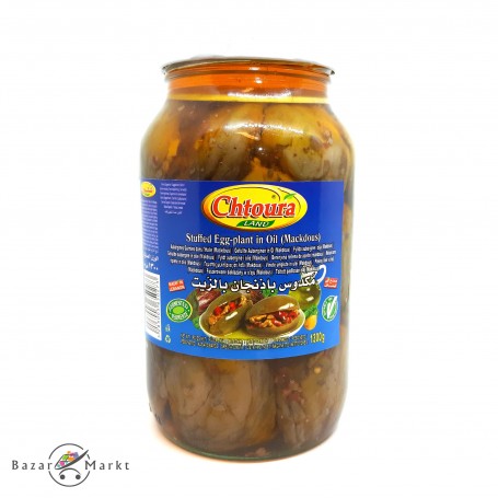 Gefüllte Aubergine in Öl / Makdous Chtoura Land 1300Gr