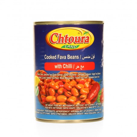 Saubohnen mit Chilli Chtoura Land 400Gr