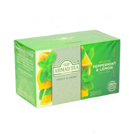 Lemon and mint Tea Ahmad 20 Bags