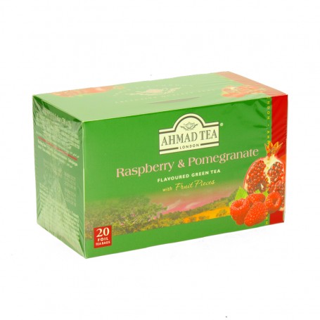 Raspberry and pomegranate flavored tea Ahmad 20 Bags