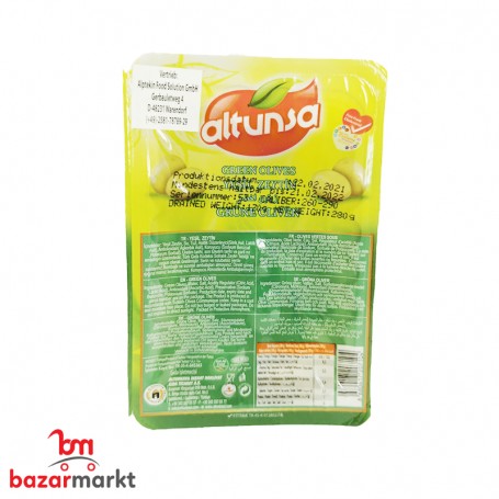 Grüne oliven AlTunsa 170GR