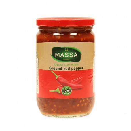 Zerkleinerte rote Paprika MASSA 600Gr