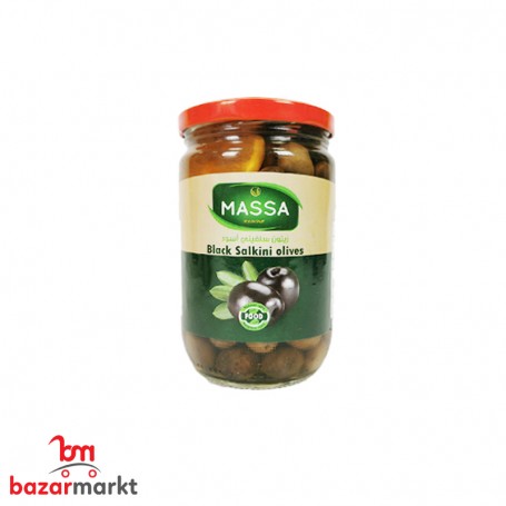 Schwarze Olieven Salkini  MASSA 650Gr