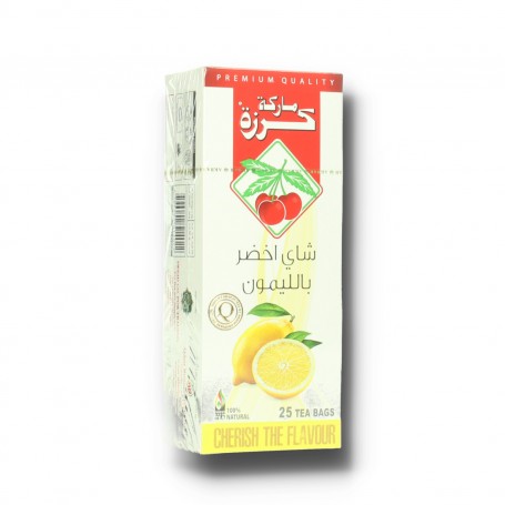 شاي أخضر بالليمون كرزة 25 ظرف