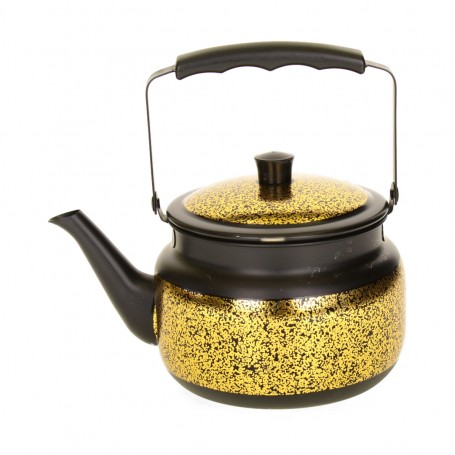 2-liter painted teapot