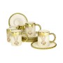 12 pieces of high coffee cups with a brooch