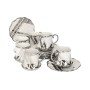 12 pieces of coffee cups with round saucers