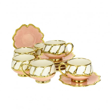 High colorful coffee cup set