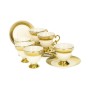 High gilded coffee cup set