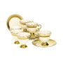 High gilded coffee cup set