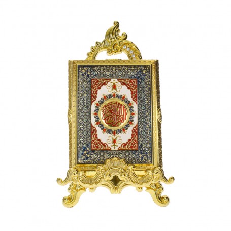Qur'an Storage Box with Metal Stand.