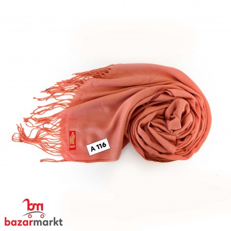 شال باشمينا شرشوبة طويلة الفرح (قرمزي 116)